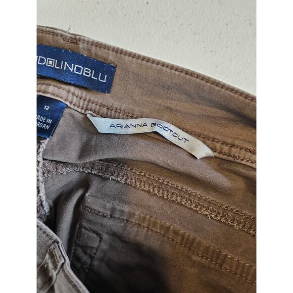 Bandolino Blu Womens Sz 12 Arianna Bootcut Pants Light Brown Vintage - Picture 5 of 5